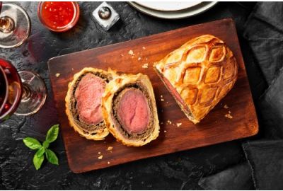 Beef Wellington met rode wijn