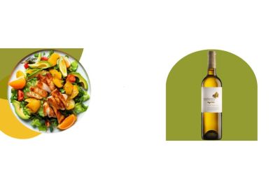 Citrussalade met gegrilde kip en avocado 