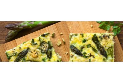 Frittata groene asperges feta