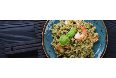 risotto-met-gambas-spinazie-en-tomaat/