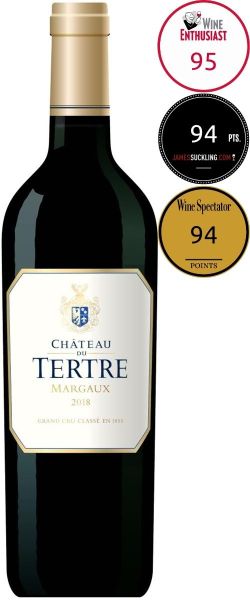 Château du Tertre Margaux 2018 met medaille
