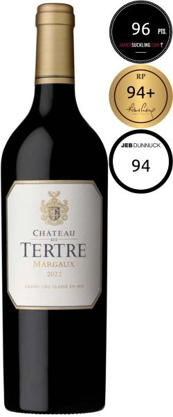 Château du Tertre Margaux 2022 met medaille