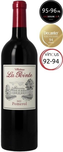Château La Pointe Pomerol 2022 met medaille