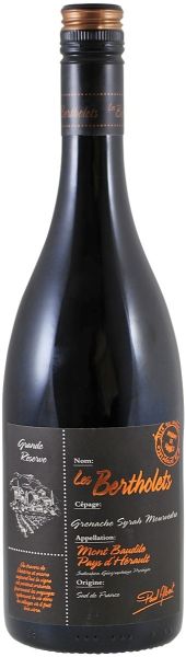 Les Bertholets Grande Réserve Grenache Syrah Mourvèdre