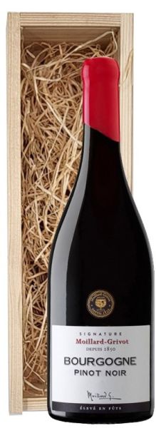 Moillard-Grivot Signature Bourgogne Pinot Noir in houten kist