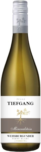 Tiefgang Mineralstein Weissburgunder Pinot Blanc Trocken