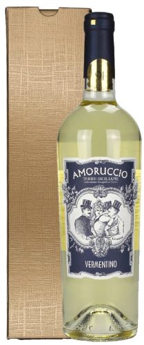 Amoruccio Vermentino Terre Siciliane IGT in cadeaudoos