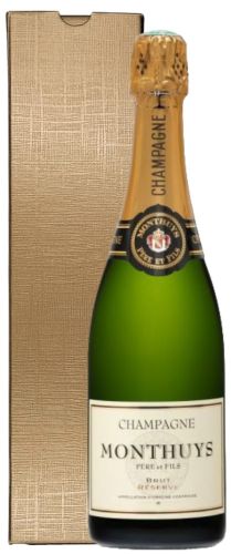 Champagne Monthuys Brut Réserve in cadeaudoos