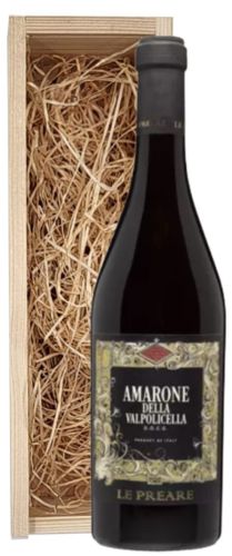 Le Preare Amarone della Valpolicella DOCG in houten kist