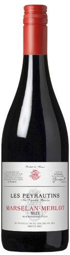 Les Peyrautins Nos Vignobles Reserves Marselan Merlot Pays d'Oc IGP